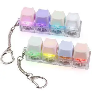2 Pcs Keyboard Fidget Toy Light Up, Creamy Cat Keyboard Clicker Fidget 2 Pcs Keyboard Fidget Toy Light Up, Creamy Cat Keyboard Clicker Fidget