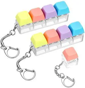 Keyboard Fidget Keychains, Decompression Keychain Stress Relief Fidgets Silent and Loud Sensory Keychains Keyboard Clicker Keychain for Anxiety Pass Time Adult Halloween Keyboard Fidget Keychains, Decompression Keychain Stress Relief Fidgets Silent and Loud Sensory Keychains Keyboard Clicker Keychain for Anxiety Pass Time Adult Halloween