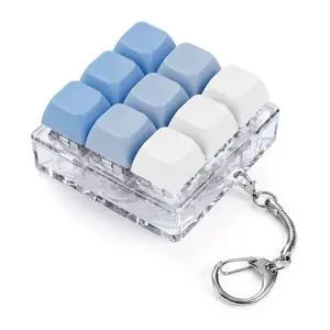 Keyboard Fidget Toy, Creamy Fidget Clicker Keyboard Fidget Keychain, Button Fidget Gifts for Adults, Boost Focus & Ease Anxiety Anywhere Perfect Stress-Relief Gift (3×3 Grid Layout P) Keyboard Fidget Toy, Creamy Fidget Clicker Keyboard Fidget Keychain, Button Fidget Gifts for Adults, Boost Focus & Ease Anxiety Anywhere Perfect Stress-Relief Gift (3×3 Grid Layout P)