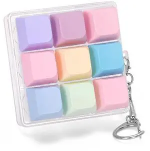 Keyboard Fidget Toy Handheld Clicky Fidget Keyboard with Keychain Detachable Mechanical Clicker Adult Stress Relief Gifts for Leisure Moments (Style B) Keyboard Fidget Toy Handheld Clicky Fidget Keyboard with Keychain Detachable Mechanical Clicker Adult Stress Relief Gifts for Leisure Moments (Style B)