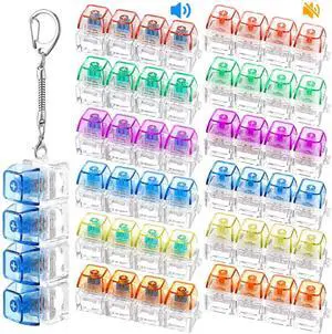 Keyboard Fidget Clicker- Clicky & Silent,Bright Colors Keyboard Fidget Clicker- Clicky & Silent,Bright Colors