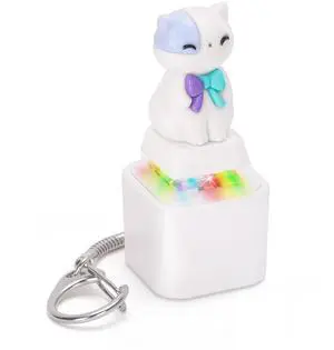 Meowing Cat Keyboard Clicker Keychain for Adults Meowing Cat Keyboard Clicker Keychain for Adults