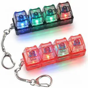 Keyboard Fidget Toy, Clicker Keyboard Fidget with LED Lights Keyboard Fidget Toy, Clicker Keyboard Fidget with LED Lights