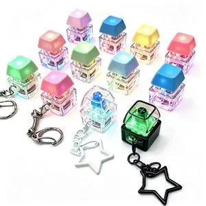 Keyboard Fidget Toys with LED Lights, Keyboard Fidget Keychain Set, Clicker Fidget Toy Bulk Pack with Macaron & Transparent Colors, Mini Keyboard Clicker for Stress Relief Party Favors (12PCS) Keyboard Fidget Toys with LED Lights, Keyboard Fidget Keychain Set, Clicker Fidget Toy Bulk Pack with Macaron & Transparent Colors, Mini Keyboard Clicker for Stress Relief Party Favors (12PCS)