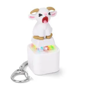 Squeaking Goat Keyboard Fidget Toys with LED Light Sound Squeaking Goat Keyboard Fidget Toys with LED Light Sound