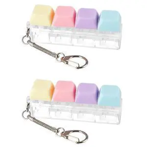 Fidget Keyboard Keychain, Relief Stress Key Board Clicker Fidget Keyboard Keychain, Relief Stress Key Board Clicker