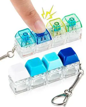 Clicky Keyboard Fidget Toys for Stress Relief, Blue Clicky Keyboard Fidget Toys for Stress Relief, Blue