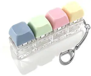 Keyboard Fidget Keychain Cute Stress Relief Keychain for Anxiety Backpack Charm Accessory Gift for Friend Keyboard Fidget Keychain Cute Stress Relief Keychain for Anxiety Backpack Charm Accessory Gift for Friend