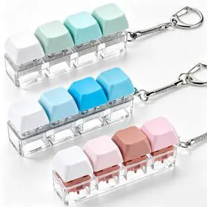 3 Pack Keyboard Fidget Toy Clicker Fidget Silent Creamy Clicky Keychain 3 Pack Keyboard Fidget Toy Clicker Fidget Silent Creamy Clicky Keychain
