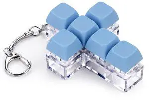 Keyboard Fidget Toy, Fidget Clicker Keyboard Fidget Keychain, Button Fidget Gifts for Adults, Boost Focus & Calm Anxiety at Work, Travel Ideal Stress-Relief Gift (Cross Shaped I) Keyboard Fidget Toy, Fidget Clicker Keyboard Fidget Keychain, Button Fidget Gifts for Adults, Boost Focus & Calm Anxiety at Work, Travel Ideal Stress-Relief Gift (Cross Shaped I)