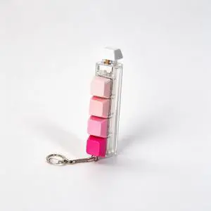 Clicky Keyboard Fidget Keychain Classic Clicky Switch, 5 Keys, Compact Cylinder Barrel, Pen-Style Side Button Pocket Fidget Clicker for Commute & Home (1, Pink) Clicky Keyboard Fidget Keychain Classic Clicky Switch, 5 Keys, Compact Cylinder Barrel, Pen-Style Side Button Pocket Fidget Clicker for Commute & Home (1, Pink)