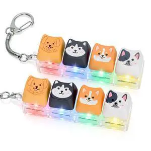 Dog Keyboard Fidget Toys for Adults Clicky Light Up Dog Keyboard Fidget Toys for Adults Clicky Light Up