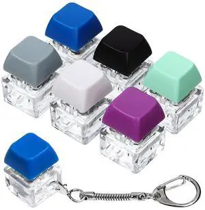 6 PCS Keyboard Fidget Toy, Keyboard Clicker Keychain, Push Bubble Sensory Fidget Toys for Kids Adults to Relief Pass Time (Grey, Blue, Purple, Light Green, White, Black) 6 PCS Keyboard Fidget Toy, Keyboard Clicker Keychain, Push Bubble Sensory Fidget Toys for Kids Adults to Relief Pass Time (Grey, Blue, Purple, Light Green, White, Black)