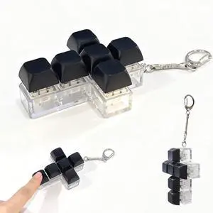 Faith Cross Keyboard Fidget Toy Crisp Sound,Stress Relief Fidget Clicker Keychain,Quiet Anxiety Gift Toys for Adults at Work, Travel, Home Anxiety Relief & Focus Boost (Black) Faith Cross Keyboard Fidget Toy Crisp Sound,Stress Relief Fidget Clicker Keychain,Quiet Anxiety Gift Toys for Adults at Work, Travel, Home Anxiety Relief & Focus Boost (Black)