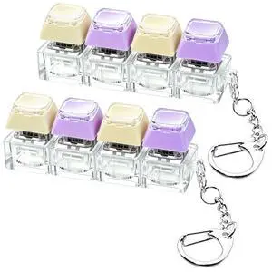 Keyboard Fidget Toy, Double Layer Keycap Keyboard Fidget Keychain 4-in-1 Keyboard Decompression Button Finger Clicker Toys, Portable Tactile Button Sensory Toys Stress Relief Gifts(PurpleYellow Keyboard Fidget Toy, Double Layer Keycap Keyboard Fidget Keychain 4-in-1 Keyboard Decompression Button Finger Clicker Toys, Portable Tactile Button Sensory Toys Stress Relief Gifts(PurpleYellow
