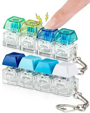2PCS Clicky Keyboard Fidget Toy for Stress Relief, Kids Teens Adults 2PCS Clicky Keyboard Fidget Toy for Stress Relief, Kids Teens Adults