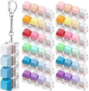 Keyboard Fidget Clicker- Clicky & Silent,Macaron Colors Keyboard Fidget Clicker- Clicky & Silent,Macaron Colors