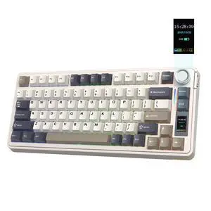 Wireless Gaming Keyboard with Screen & Knob Wireless Gaming Keyboard with Screen & Knob