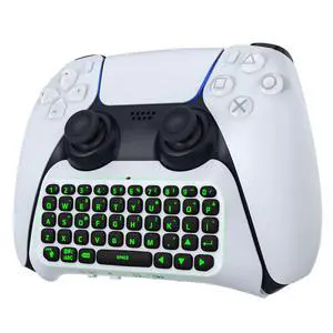 Keyboard for PS5 Controller with Green Backlight Keyboard for PS5 Controller with Green Backlight