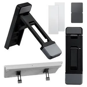 Keyboard Riser Tilt, Foldable Keyboard Riser Stand for Desk, Adjustable Mini Portable Laptop Feet with Anti-Slip Pads Three Tilt Angle for Most Keyboards Office Accessories (Black) Keyboard Riser Tilt, Foldable Keyboard Riser Stand for Desk, Adjustable Mini Portable Laptop Feet with Anti-Slip Pads Three Tilt Angle for Most Keyboards Office Accessories (Black)