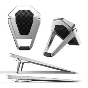 Laptop Stand for Desk, Portable Anti-Slip Keyboard Riser, Zinc Alloy Keyboard Stands, Computer Stand Compatible with MacBook Air/Pro, 10-15.6 Inches Laptops and Keyboards (Sliver) Laptop Stand for Desk, Portable Anti-Slip Keyboard Riser, Zinc Alloy Keyboard Stands, Computer Stand Compatible with MacBook Air/Pro, 10-15.6 Inches Laptops and Keyboards (Sliver)
