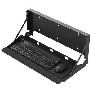 Flip Down Wall Mount Keyboard Tray, 24 Inch Keyboard Holder Flip Down Wall Mount Keyboard Tray, 24 Inch Keyboard Holder