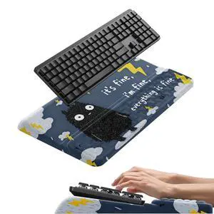 Ergonomic Keyboard Stand with Cute Monster Memory Foam Wrist Rest Ergonomic Keyboard Stand with Cute Monster Memory Foam Wrist Rest