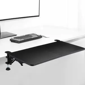 Desk Extender Tray, 24 x 12 Inch Desk Extension, 90 Foldable Keyboard Tray Platform for Table Mount Arm Rest Shelf Foldable Drawer for Dorm, Office, Kitchen Bar, Rv Countertop, Black Desk Extender Tray, 24 x 12 Inch Desk Extension, 90 Foldable Keyboard Tray Platform for Table Mount Arm Rest Shelf Foldable Drawer for Dorm, Office, Kitchen Bar, Rv Countertop, Black