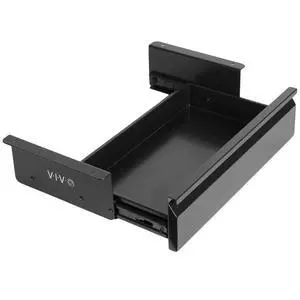 Black 16 x 9 inch Under Desk Slide Out Drawer, DESK-AC03A-B Black 16 x 9 inch Under Desk Slide Out Drawer, DESK-AC03A-B