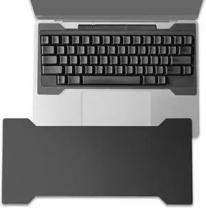 Wabi Sabi Edition - Keyboard Bridge for MacBook Pro and Air, Matte Black Aluminum Laptop Stand for External Mechanical Keyboards, Distressable Finish, Fits 13 14 15 and 16 Inch Models - Obsidian Black Wabi Sabi Edition - Keyboard Bridge for MacBook Pro and Air, Matte Black Aluminum Laptop Stand for External Mechanical Keyboards, Distressable Finish, Fits 13 14 15 and 16 Inch Models - Obsidian Black