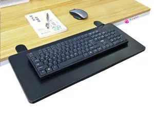 Desktop Extender, 20 "x 9" Clip on Foldable Keyboard Tray, Small Table Edge Extender Tray, Floating Table Hanging Computer Desk, Suitable for Desktop Extension of Sitting Upright Office Desk (Black) Desktop Extender, 20 "x 9" Clip on Foldable Keyboard Tray, Small Table Edge Extender Tray, Floating Table Hanging Computer Desk, Suitable for Desktop Extension of Sitting Upright Office Desk (Black)