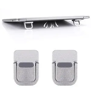 S Portable Keyboard Riser, Self-Adhesive Mini Laptop Stand Invisible Computer Keyboard Stand for Desk, Laptop Feet Compatible with Pro/Air, Lenovo, Surface (Silver) S Portable Keyboard Riser, Self-Adhesive Mini Laptop Stand Invisible Computer Keyboard Stand for Desk, Laptop Feet Compatible with Pro/Air, Lenovo, Surface (Silver)