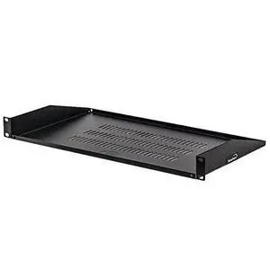 Cantilever Server Shelf Vented Shelves Rack Mount 19 Inch 1U Black 10 Inches (250mm) deep Cantilever Server Shelf Vented Shelves Rack Mount 19 Inch 1U Black 10 Inches (250mm) deep