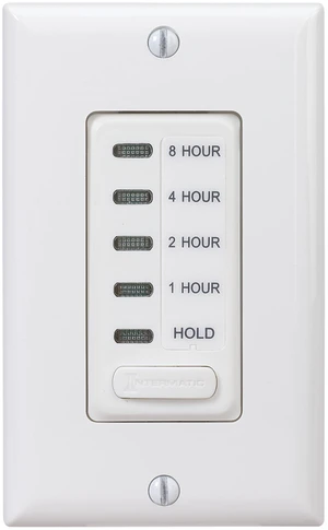 EI220W-1 in-Wall Countdown Timer Switch, Whole House Fan, 1 HP | Countdown Auto-Off Control Sized for Whole-House Fans, Easy In-Wall Install with Clean White Styling EI220W-1 in-Wall Countdown Timer Switch, Whole House Fan, 1 HP | Countdown Auto-Off Control Sized for Whole-House Fans, Easy In-Wall Install with Clean White Styling