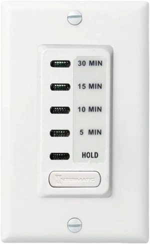 EC200WK Electronic Countdown Timer, 5/10/15/30 Min, Silent | Silent Countdown Auto-Off for Bath Fans, Heaters, and Lights, Easy In-Wall Install with Simple Operation EC200WK Electronic Countdown Timer, 5/10/15/30 Min, Silent | Silent Countdown Auto-Off for Bath Fans, Heaters, and Lights, Easy In-Wall Install with Simple Operation