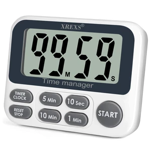 Digital Kitchen Timer, Magnetic Countdown Up Cooking Timer | with Large LCD Display, Adjustable Volume, Loud Alarm & Strong Magnet for Teachers (Batteries Included) Digital Kitchen Timer, Magnetic Countdown Up Cooking Timer | with Large LCD Display, Adjustable Volume, Loud Alarm & Strong Magnet for Teachers (Batteries Included)
