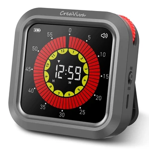 Visual Digital Timer, Large Color Display & Rechargeable, Magnetic Back & Silent Mode, 12 Hours Countdown/Up Stopwatch Timer for ADHD, Kids, Classroom, Kitchen, Work Productivity (Gray) Visual Digital Timer, Large Color Display & Rechargeable, Magnetic Back & Silent Mode, 12 Hours Countdown/Up Stopwatch Timer for ADHD, Kids, Classroom, Kitchen, Work Productivity (Gray)