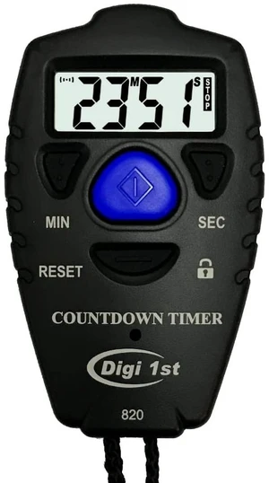 T-820 99 Minute Handheld Countdown Timer Black T-820 99 Minute Handheld Countdown Timer Black
