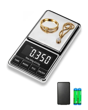 Jewelry Scale, Gold Scale & gram Scale 500g/0.01g High Precision | for Coin Collections, Jewelry, Gemstones, Gold, With LCD & PCS Count Function Includes Tray Protection Scales & Container Use Jewelry Scale, Gold Scale & gram Scale 500g/0.01g High Precision | for Coin Collections, Jewelry, Gemstones, Gold, With LCD & PCS Count Function Includes Tray Protection Scales & Container Use