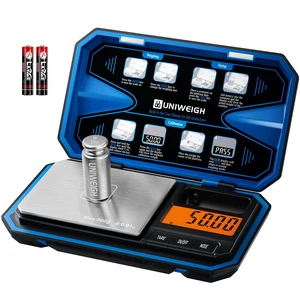 Digital Pocket Gram Scale 500g x 0.01g Precision Jewelry Scale | Mini Coin Scales 6 Units/LCD,Weighs Small Food,Gold,Powder,Micro,Ounces,Grains,Reloading,Tare Function,Blue(Battery Included) Digital Pocket Gram Scale 500g x 0.01g Precision Jewelry Scale | Mini Coin Scales 6 Units/LCD,Weighs Small Food,Gold,Powder,Micro,Ounces,Grains,Reloading,Tare Function,Blue(Battery Included)