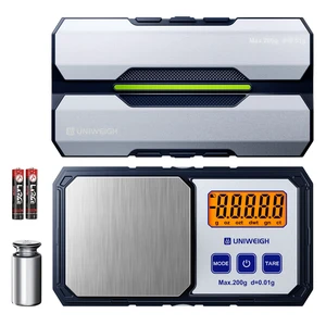 Digital Pocket Gram Scale 200g/0.01g Accuracy | Small Scales Grams Ounces with 6 Units,Jewelry scale,Coin Scale with 50g Weights for Food/Coins/Gold/Powder,LCD/Tare Function Digital Pocket Gram Scale 200g/0.01g Accuracy | Small Scales Grams Ounces with 6 Units,Jewelry scale,Coin Scale with 50g Weights for Food/Coins/Gold/Powder,LCD/Tare Function