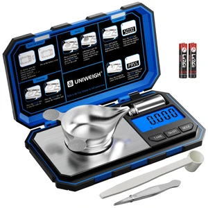 Milligram Scale Precision 0.001g/50g | Digital Jewelry Scale for Powder,Gold,Gem,Reloading,Micro Gram,Coins Scale 6 Units,Tare,Pocket mg Scale with Cal Weight Milligram Scale Precision 0.001g/50g | Digital Jewelry Scale for Powder,Gold,Gem,Reloading,Micro Gram,Coins Scale 6 Units,Tare,Pocket mg Scale with Cal Weight