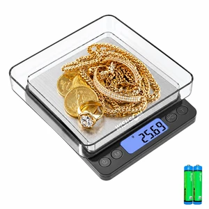 Jewelry Scale, 500g x 0.01g High Precision Digital Gram Scale, Portable Gold Scale for Jewelers, Pawn Shops & Gold Enthusiasts Perfect for Gold, Silver, Diamond & Coin Weighing Jewelry Scale, 500g x 0.01g High Precision Digital Gram Scale, Portable Gold Scale for Jewelers, Pawn Shops & Gold Enthusiasts Perfect for Gold, Silver, Diamond & Coin Weighing