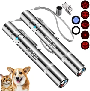 Cat Laser Pointer Toy, 3 Light Modes, 5 Fun Patterns, 2 Pack | Interactive pet toy for cats, dogs and birds, designed for chase play, exercise and indoor fun Cat Laser Pointer Toy, 3 Light Modes, 5 Fun Patterns, 2 Pack | Interactive pet toy for cats, dogs and birds, designed for chase play, exercise and indoor fun
