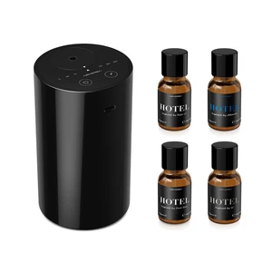 AN8 Waterless Essential Oil Diffuser Starter Kit, Black | 4 x 10mL Hotel Scent Fragrance Oi, Up to 600 sq ft, Battery Operated, Portable for Home Car Office, AN8Kit-4x10-01 AN8 Waterless Essential Oil Diffuser Starter Kit, Black | 4 x 10mL Hotel Scent Fragrance Oi, Up to 600 sq ft, Battery Operated, Portable for Home Car Office, AN8Kit-4x10-01