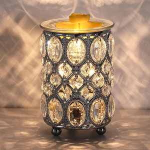 Wax Warmer Wrought Iron Crystal Wax Melt Warmer Electric Oil Burner Wax Melt for Gifts & Decor, Home, Office, SPA,Bedroom Wax Warmer Wrought Iron Crystal Wax Melt Warmer Electric Oil Burner Wax Melt for Gifts & Decor, Home, Office, SPA,Bedroom