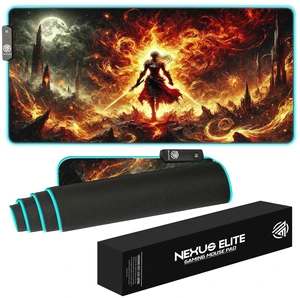 XXL RGB Gaming Mouse Pad - Smooth Glide, Non-Slip, 14 LED Modes | XXL (35.4x15.7 in) 14 LED Modes Non-slip, Extra-thick Natural Rubber USB-powered Extended Desk Mat FPS, MOBA, RTS XXL RGB Gaming Mouse Pad - Smooth Glide, Non-Slip, 14 LED Modes | XXL (35.4x15.7 in) 14 LED Modes Non-slip, Extra-thick Natural Rubber USB-powered Extended Desk Mat FPS, MOBA, RTS