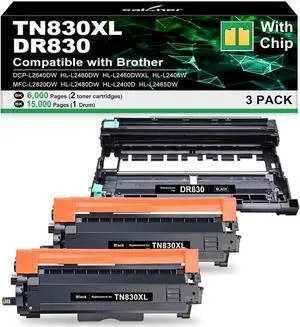SAILNER Compatible TN830XL Toner Cartridges DR830 Drum for Brother Printer SAILNER Compatible TN830XL Toner Cartridges DR830 Drum for Brother Printer