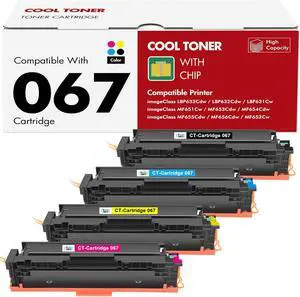 067 Toner Cartridge Set 067H for Canon MF654Cdw MF656Cdw MF650C 4 Pack Ink 067 Toner Cartridge Set 067H for Canon MF654Cdw MF656Cdw MF650C 4 Pack Ink