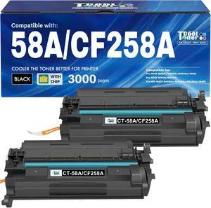 58A CF258A Toner Cartridge Black M428fdw M404n M404dw High Yield 2 Pack 58A CF258A Toner Cartridge Black M428fdw M404n M404dw High Yield 2 Pack